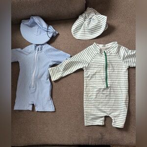 3 boys bathing suits size 0-3 months